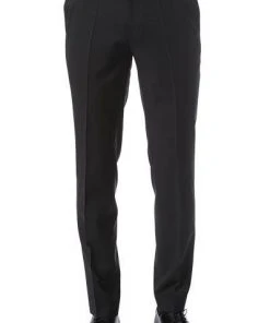 HUGO Hose HenfordS 50375354/001 Schurwolle, Schwarz