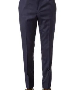 JOOP! Hose JB-17Bask 30008980/401 Smoking-Hose, Slim Fit, Schurwolle, Marineblau, Navy