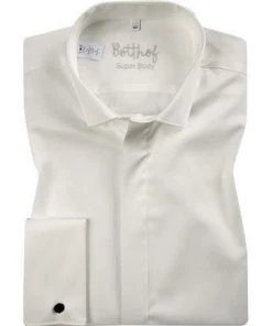 Botthof Hemd Super Body UMA Kent 13-95-07-476/12 Super Body Fit, Popeline, Ecru, Perlmut