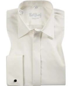 Botthof Hemd Regular UMA Kent 55-172/12 Regular Fit, Popeline, Ecru, Perlmut