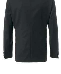 BOSS Smoking 50379909+50379911/001 Smoking Jefron-Ledan, Regular Fit, Schurwolle Super120, Schwarz, Black -Anzüge & Westen Verkäufe 285001 norm3