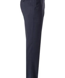 BOSS Hose Lenon1 50380505/410 Regular Fit, Schurwolle, Nachtblau meliert, Blau -Anzüge & Westen Verkäufe 285655 norm3