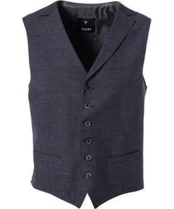 JOOP! Weste JV-04Walt 30008879/420 Schurwolle, Nachtblau meliert, Dunkelblau