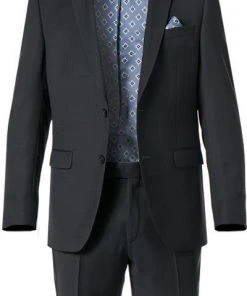 bugatti Anzug Fit Flexcity 793400+788500/99710/280 Modern Fit, Schurwoll-Stretch Flexcity, Anthrazit meliert, Anthrazit -Anzüge & Westen Verkäufe 287921 norm2
