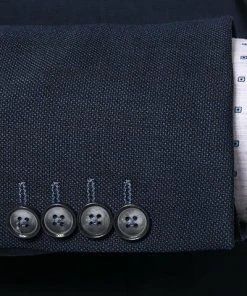 bugatti Anzug Fit Flexcity 793400+788500/99710/380 Modern Fit, Schurwoll-Stretch Flexcity, Dunkelblau meliert, Marine -Anzüge & Westen Verkäufe 287923 norm4