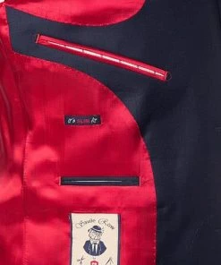 CG Anzug 40/016N0/423732+433103/63 Slim Fit, Schurwolle, Navy, Marine -Anzüge & Westen Verkäufe 288366 norm5