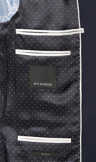 ROY ROBSON Anzug 5070-3902+0340/017 Regular Fit, Schurwolle, Mittelblau 7 ROY ROBSON Anzug 5070-3902+0340/017 Regular Fit, Schurwolle, Mittelblau – Bild 5