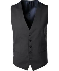 Tommy Hilfiger Tailored Weste TT0TT02641/024 Schurwoll-Stetch, Anthrazit meliert, Anthrazit