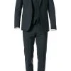 Tommy Hilfiger Tailored Tommy Hilfiger T. Anzug TT0TT02399+2400+2641/024 Anzug mit Weste, Schurwoll-Stretch, Anthrazit meliert, Anthrazit