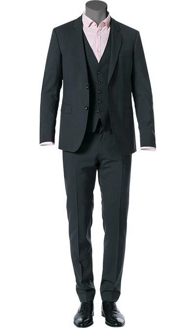 Tommy Hilfiger Tailored Tommy Hilfiger T. Anzug TT0TT02399+2400+2641/024 Anzug mit Weste, Schurwoll-Stretch, Anthrazit meliert, Anthrazit 3 Tommy Hilfiger Tailored Tommy Hilfiger T. Anzug TT0TT02399+2400+2641/024 Anzug mit Weste, Schurwoll-Stretch, Anthrazit meliert, Anthrazit