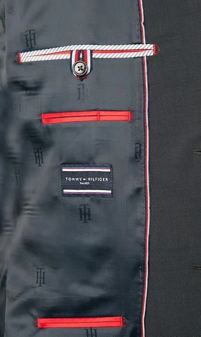 Tommy Hilfiger Tailored Tommy Hilfiger T. Anzug TT0TT02399+2400+2641/024 Anzug mit Weste, Schurwoll-Stretch, Anthrazit meliert, Anthrazit 8 Tommy Hilfiger Tailored Tommy Hilfiger T. Anzug TT0TT02399+2400+2641/024 Anzug mit Weste, Schurwoll-Stretch, Anthrazit meliert, Anthrazit – Bild 6