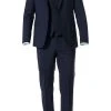 Tommy Hilfiger Tailored Tommy Hilfiger T. Anzug TT0TT02399+2400+2641/427 Anzug mit Weste, Schurwoll-Stretch, Dunkelblau