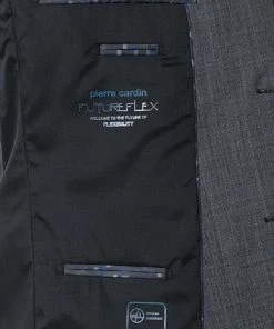 Pierre Cardin Anzug 52261+72240/810/55851/2100 Regular Fit, Schurwoll-Stretch Futureflex, Grau meliert, Anthrazit -Anzüge & Westen Verkäufe 293089 norm5
