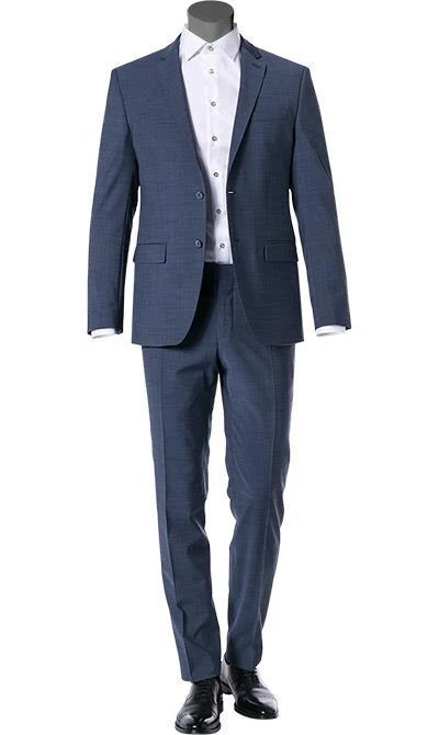 Daniel Hechter Anzug 40201+40250/100105/670 Modern Fit, Schurwoll-Stretch, Dunkelblau meliert, Dunkelblau 3 Daniel Hechter Anzug 40201+40250/100105/670 Modern Fit, Schurwoll-Stretch, Dunkelblau meliert, Dunkelblau