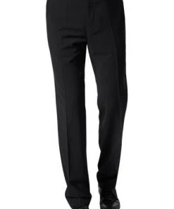 DIGEL Anzug 99832/120033+116062+160008/10 Anzug mit Weste, Modern Fit, Schurwolle Super100 Marzotto, Schwarz -Anzüge & Westen Verkäufe 296843 norm7