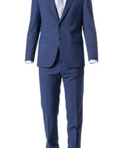 DIGEL Anzug Modern Fit 99603/121058+111066/22 Schurwolle, Marineblau, Blau
