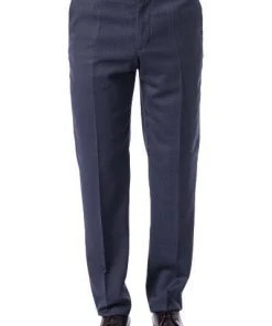 DIGEL Hose Modern Fit Per-V 99602/111066/22 Hose Per, Schurwolle Fleckenschutz, Blau