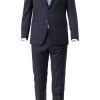DIGEL Anzug Modern Fit 99656/120033+116062/20 Schurwolle REDA, Nachtblau