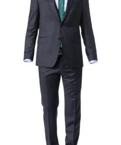 DIGEL Anzug Modern Fit 99656/120033+116062/42 Schurwolle REDA, Anthrazit meliert, Anthrazit