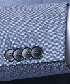 DIGEL Anzug Modern Fit 99653/120033+116062/28 Schurwolle Super110 REDA, Blau meliert, Hellblau -Anzüge & Westen Verkäufe 298911 norm4