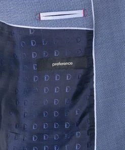 DIGEL Anzug Modern Fit 99653/120033+116062/28 Schurwolle Super110 REDA, Blau meliert, Hellblau -Anzüge & Westen Verkäufe 298911 norm5