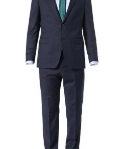 DIGEL Anzug Modern Fit 99658/120033+116062/20 Schurwolle Super110 REDA, Nachtblau