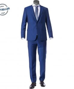 DIGEL Anzug Modern Fit 99832/120033+116062/28 Schurwolle Super100, Royal, Blau