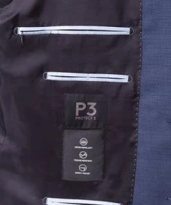 DIGEL Anzug Comfort Fit 99601/121016+111066/24 Schurwoll-Stretch, Blau meliert, Blau -Anzüge & Westen Verkäufe 298981 norm5