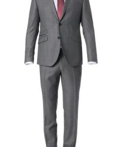 CG Anzug 70-124N1/423732/+433103/82 Slim Fit, Schurwolle, Grau meliert, Grau
