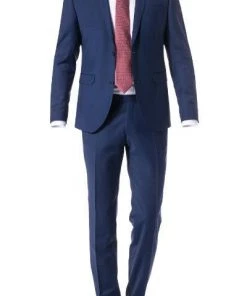 CG Anzug 60-107S0/423712+433063/62 Slim Fit, Woll-Stretch, Blau , Blau