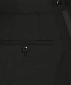 Wilvorst Smoking Hose 401201/01/530 Smokinghose, Schurwolle, Schwarz -Anzüge & Westen Verkäufe 30177 norm3