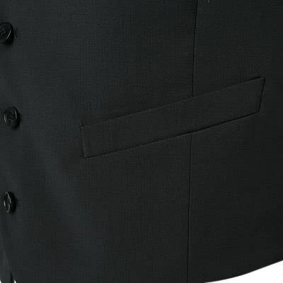 DIGEL Weste Modern Fit Dan 99832/160008/10 Schurwolle, Schwarz 5 DIGEL Weste Modern Fit Dan 99832/160008/10 Schurwolle, Schwarz – Bild 3