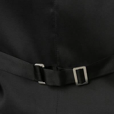 DIGEL Weste Modern Fit Dan 99832/160008/10 Schurwolle, Schwarz 6 DIGEL Weste Modern Fit Dan 99832/160008/10 Schurwolle, Schwarz – Bild 4