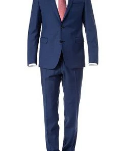 Carl Gross Anzug 70-062S0/325002+330003/62 Sharp Fit, Schurwolle Super100, Royal, Blau