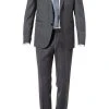 Carl Gross Anzug 70-061S0/325012+338333/83 Sharp Fit, Schurwolle, Dunkelgrau meliert, Anthrazit