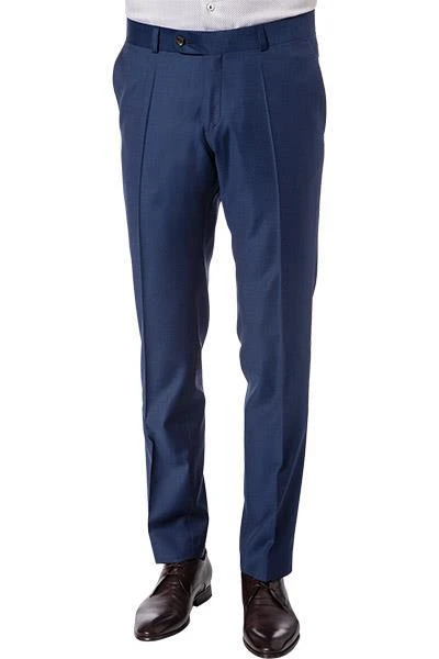 Carl Gross Hose Flann 70-061S/338333/63 Sharp Fit, Schurwolle, Blau meliert, Dunkelblau 3 Carl Gross Hose Flann 70-061S/338333/63 Sharp Fit, Schurwolle, Blau meliert, Dunkelblau
