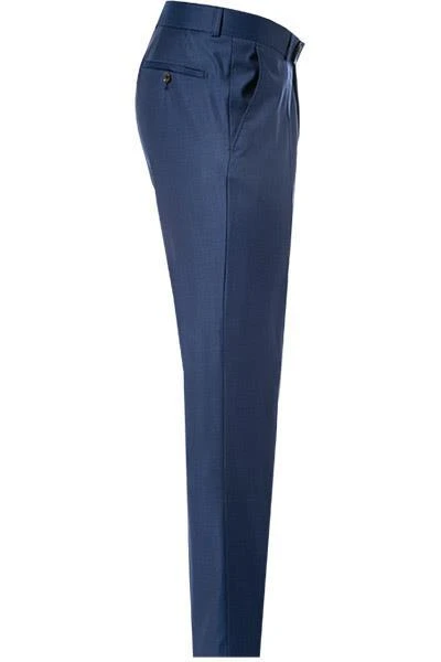 Carl Gross Hose Flann 70-061S/338333/63 Sharp Fit, Schurwolle, Blau meliert, Dunkelblau 5 Carl Gross Hose Flann 70-061S/338333/63 Sharp Fit, Schurwolle, Blau meliert, Dunkelblau – Bild 3