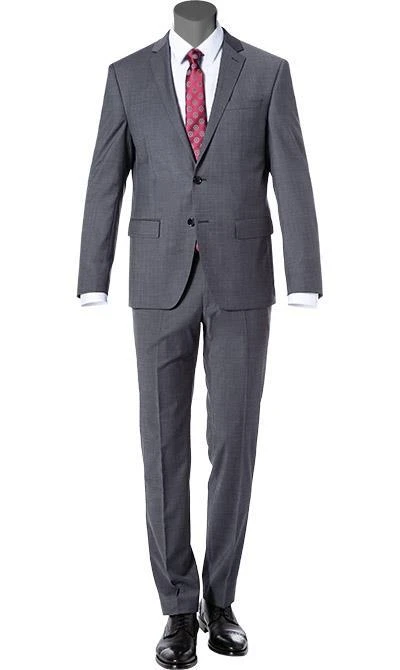 Daniel Hechter Anzug 40202+40252/100110/940 Modern Fit, Schurwolle klimaregulierend, Grau meliert, Grau 3 Daniel Hechter Anzug 40202+40252/100110/940 Modern Fit, Schurwolle klimaregulierend, Grau meliert, Grau