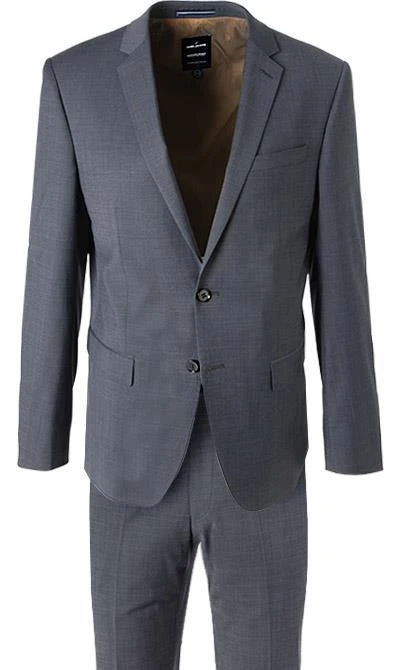 Daniel Hechter Anzug 40202+40252/100110/940 Modern Fit, Schurwolle klimaregulierend, Grau meliert, Grau 4 Daniel Hechter Anzug 40202+40252/100110/940 Modern Fit, Schurwolle klimaregulierend, Grau meliert, Grau – Bild 2
