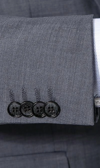 Daniel Hechter Anzug 40202+40252/100110/940 Modern Fit, Schurwolle klimaregulierend, Grau meliert, Grau 6 Daniel Hechter Anzug 40202+40252/100110/940 Modern Fit, Schurwolle klimaregulierend, Grau meliert, Grau – Bild 4