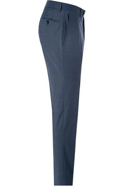 Daniel Hechter Hose 40252/100110/670 Modern Fit, Schurwolle klimaregulierend, Blau meliert, Nachtblau 5 Daniel Hechter Hose 40252/100110/670 Modern Fit, Schurwolle klimaregulierend, Blau meliert, Nachtblau – Bild 3