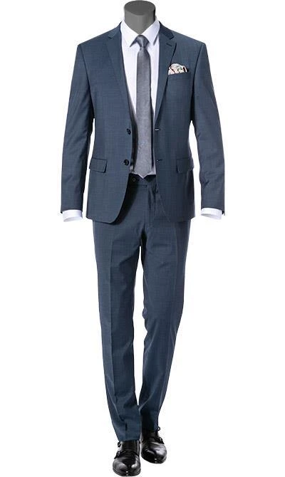 Daniel Hechter Anzug 40202+40252/100110/670 Modern Fit, Schurwolle klimaregulierend, Indigo meliert, Nachtblau 3 Daniel Hechter Anzug 40202+40252/100110/670 Modern Fit, Schurwolle klimaregulierend, Indigo meliert, Nachtblau