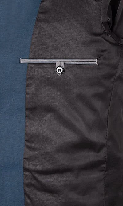 Daniel Hechter Anzug 40202+40252/100110/670 Modern Fit, Schurwolle klimaregulierend, Indigo meliert, Nachtblau 7 Daniel Hechter Anzug 40202+40252/100110/670 Modern Fit, Schurwolle klimaregulierend, Indigo meliert, Nachtblau – Bild 5