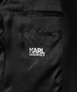 KARL LAGERFELD Anzug 155225+ 255025/10/500096/990 Smoking, Schurwoll-Stretch, Schwarz -Anzüge & Westen Verkäufe 309701 norm5