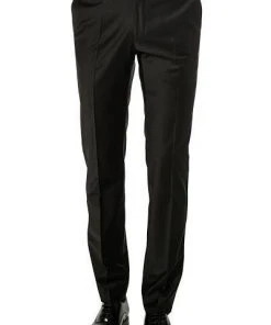 KARL LAGERFELD Hose 255025/10/500096/990 Schurwolle, Schwarz