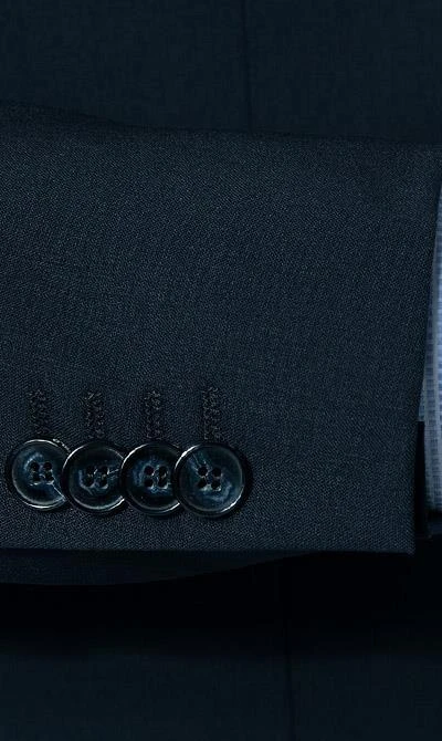 KARL LAGERFELD Anzug 155200+255001/10/500099/690 Schurwoll-Stretch, Nachtblau, Marine 6 KARL LAGERFELD Anzug 155200+255001/10/500099/690 Schurwoll-Stretch, Nachtblau, Marine – Bild 4