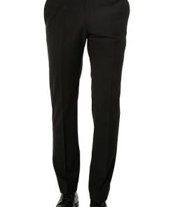 KARL LAGERFELD Hose 255001/10/500099/990 Schurwolle, Schwarz