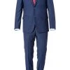 Daniel Hechter Anzug 40303+40353/100113/660 Regular Fit, Schurwolle, Blau meliert, Blau
