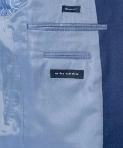 Daniel Hechter Anzug 40303+40353/100113/660 Regular Fit, Schurwolle, Blau meliert, Blau -Anzüge & Westen Verkäufe 310481 norm5