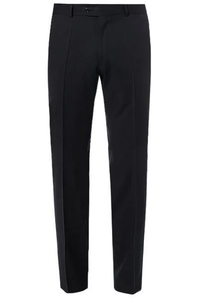 Carl Gross Hose Sascha 70-060N0/332023/90 Modern Fit, Schurwolle, Schwarz 4 Carl Gross Hose Sascha 70-060N0/332023/90 Modern Fit, Schurwolle, Schwarz – Bild 2